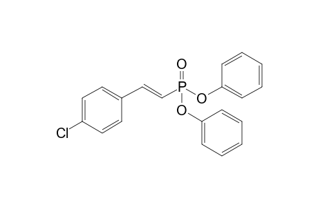Diphenyl 2-(4-chlorophenyl)ethenylphosphonate
