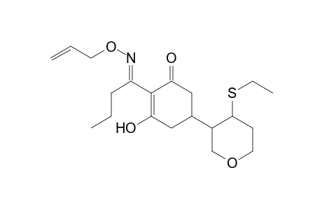 2-Cyclohexen-1-one, 5-[4-(ethylthio)tetrahydro-2H-pyran-3-yl]-3-hydroxy-2-[1-[(2-propenyloxy)imino]butyl]-
