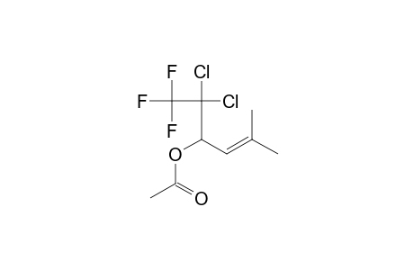 4-Hexen-3-ol, 2,2-dichloro-1,1,1-trifluoro-5-methyl-, acetate