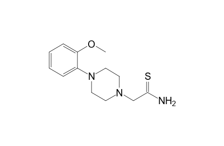 2-[4-(2-methoxyphenyl)-1-piperazinyl]ethanethioamide
