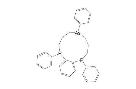 2,6,10-TRIPHENYL-6-ARSA-2,10-DIPHOSPHABICYCLO-[9.4.0]-PENTADECA-1(11),12,14-TRIENE