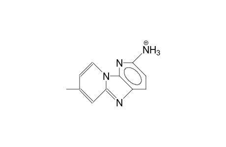 2-Amino-7-methyl-dipyrido(1,2-A:3',2'-D)imidazole cation