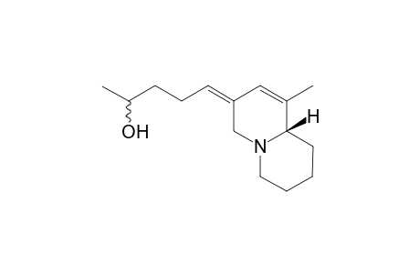 3-(4'-Hydroxypentylidene)-3-methyl-3,4,6,7,8,9-hexahydroquinolizine