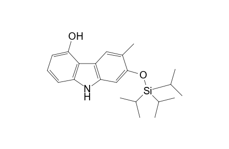 5-Hydroxy-3-methyl-2-(triisopropylsilyloxy)carbazole