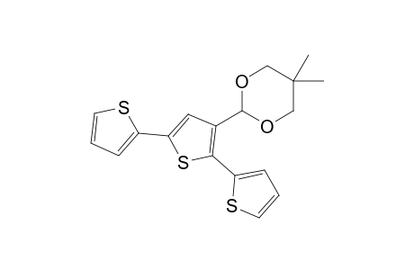 2-(2,5-dithiophen-2-yl-3-thiophenyl)-5,5-dimethyl-1,3-dioxane