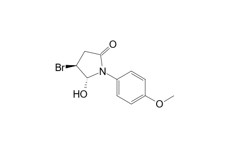 (4S,5R)-4-bromanyl-1-(4-methoxyphenyl)-5-oxidanyl-pyrrolidin-2-one