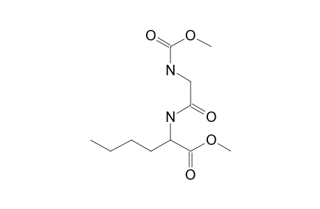 gly-L-nle, N-(Methoxycarbonyl)-, methyl ester