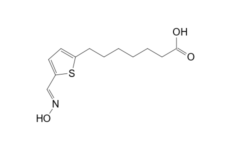 7-(5-[(E)-(Hydroxyimino)methyl]-2-thienyl)heptanoic acid