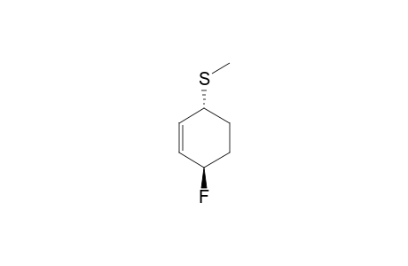 TRANS-3-FLUORO-6-(METHYLTHIO)-CYCLOHEX-1-ENE