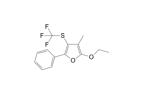 2-ethoxy-3-methyl-5-phenyl-4-(trifluoromethylthio)furan