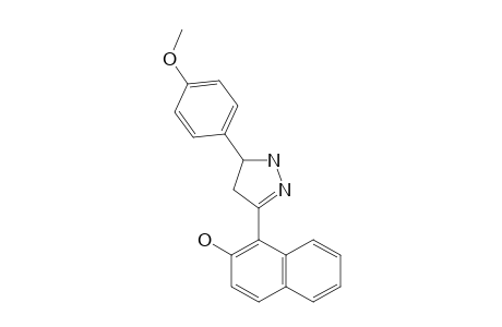 1-[5-(4-METHOXYPHENYL)-PYRAZOLIN-3-YL]-NAPHTHALEN-2-OL
