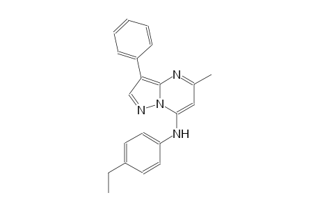 N-(4-ethylphenyl)-5-methyl-3-phenylpyrazolo[1,5-a]pyrimidin-7-amine