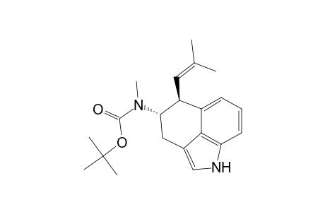 Carbamic acid, methyl[1,3,4,5-tetrahydro-5-(2-methyl-1-propenyl)benz[cd]indol-4-yl]- , 1,1-dimethylethyl ester, trans-(.+-.)-