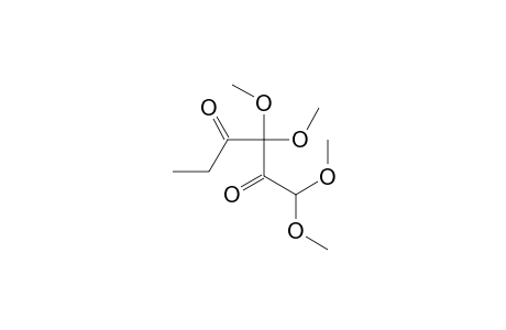 1,1,3,3-Tetramethoxy-2,4-hexanedione
