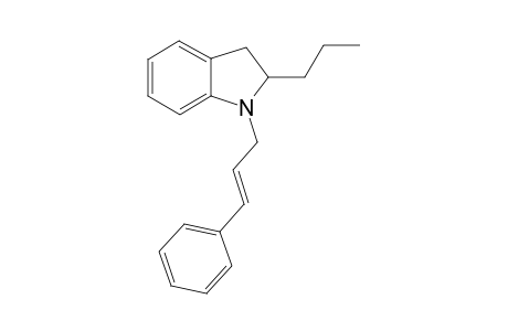 1-Cinnamyl-2-propylindoline