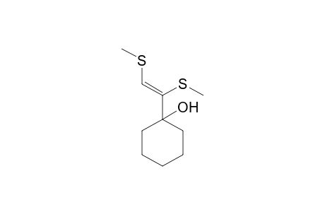 1-[(Z)-1,2-bis(methylsulfanyl)ethenyl]cyclohexan-1-ol