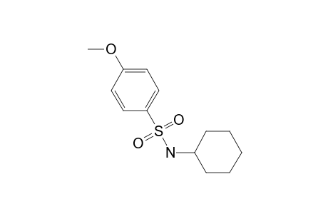 N-Cyclohexyl-4-methoxybenzene-1-sulfonamide-