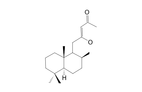 (Z)-12-hydroxy-16-norlabd-12-en-14-one