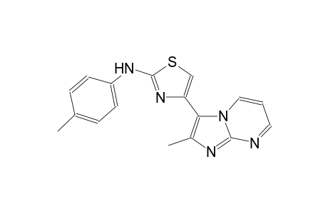 2-thiazolamine, 4-(2-methylimidazo[1,2-a]pyrimidin-3-yl)-N-(4-methylphenyl)-
