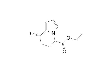 8-keto-6,7-dihydro-5H-indolizine-5-carboxylic acid ethyl ester