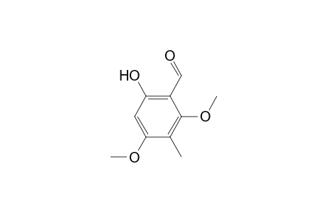 Benzaldehyde, 6-hydroxy-2,4-dimethoxy-3-methyl-