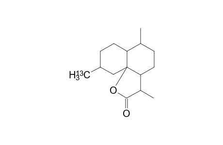 3,6,[9-13CH3]-Trimethyldecahydro-1-oxacyclopentane[d]naphthalene-2-one