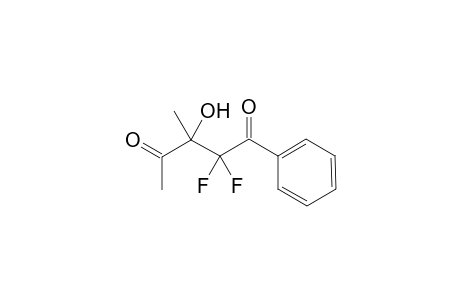 3-acetyl-2,2-difluoro-3-hydroxy-1-phenylbutan-1-one