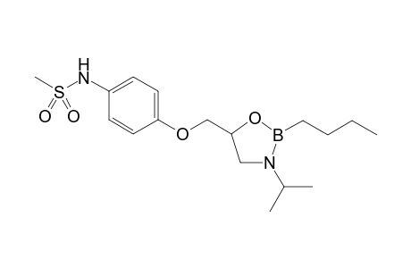 N-(4-((2-butyl-3-isopropyl-1,3,2-oxazaborolidin-5-yl)methoxy)phenyl)methanesulfonamide