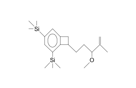 1-(1,2-Dihydro-4,6-bis(trimethylsilyl)-benzocyclobuten-1-yl)-3-methoxy-4-methyl-4-pentene
