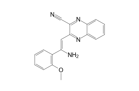 (Z)-3-(2-Amino-2-(2-methoxyphenyl)vinyl)quinoxaline-2-carbonitrile