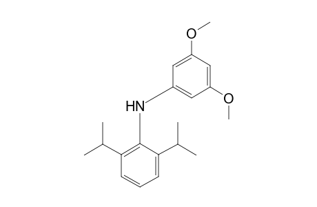 N-[2,6-bis(1-methylethyl)phenyl]-3,5-dimethoxy-benzenamine