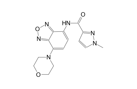 1-methyl-N-[7-(4-morpholinyl)-2,1,3-benzoxadiazol-4-yl]-1H-pyrazole-3-carboxamide
