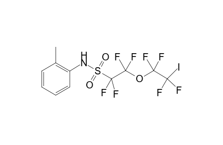 N-(5'-Iodo-3'-oxaoctafluoropentyl)sulfonyl-2-methylaniline