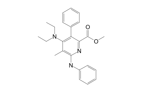 4-(N,N-Diethylamino)-6-methoxycarbonyl-3-methyl-5-phenyl-2-phenylaminopyridine
