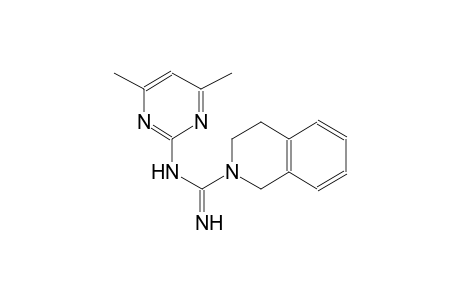 N-(4,6-dimethyl-2-pyrimidinyl)-3,4-dihydro-2(1H)-isoquinolinecarboximidamide