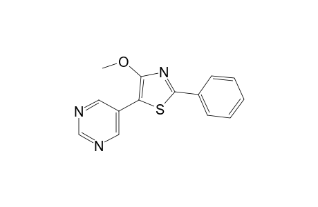 4-Methoxy-2-phenyl-5-(pyrimidin-5-yl)thiazole