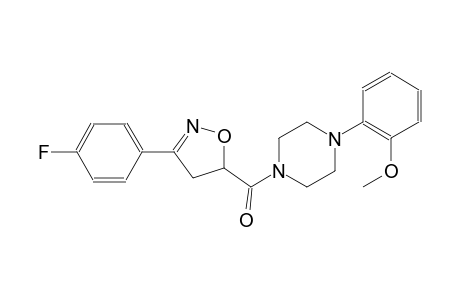 piperazine, 1-[[3-(4-fluorophenyl)-4,5-dihydro-5-isoxazolyl]carbonyl]-4-(2-methoxyphenyl)-