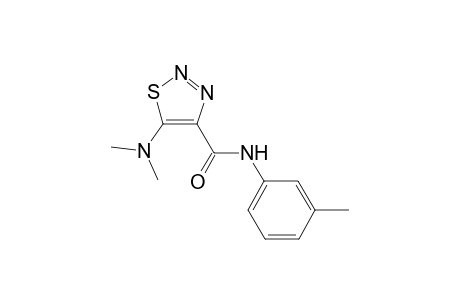 1,2,3-Thiadiazole-4-carboxamide, N-(3-tolyl)-5-dimethylamino-