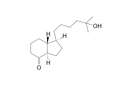 Des-A,B-25-hydroxy-18,21-dinorcholestane-8-one