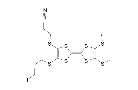 2-(2-Cyanoethylthio)-3-(3-iodopropylthio)-6,7-bis(methylthio)tetrathiafulvalene