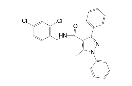 N-(2,4-dichlorobenzyl)-5-methyl-1,3-diphenyl-1H-pyrazole-4-carboxamide