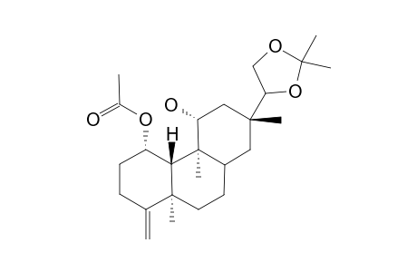 ENT-1-BETA-ACETOXYDOLABR-4(18)-ENE-11-BETA-HYDROXY-15-XI,16-DIOL-ACETONIDE
