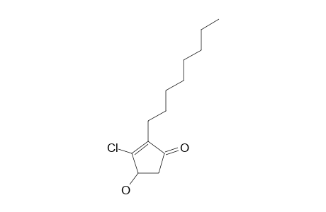 4-HYDROXY-2-OCTYL-3-CHLORO-2-CYClOPENTENONE