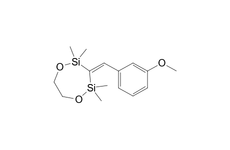 2,2,4,4-Tetramethyl-3-(3-methoxy)benzylidene-1,5-dioxa-2,4-disilacycloheptan