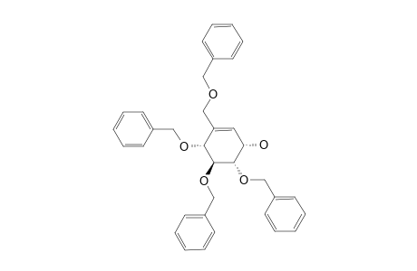 (1S,4R,5S,6S)-4,5,6-TRIS-(BENZYLOXY)-3-((BENZYLOXY)-METHYL)-2-CYCLOHEXEN-1-OL
