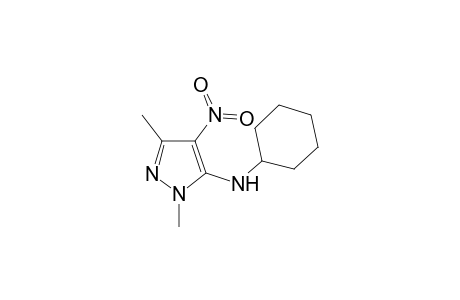 Pyrazole, 5-cyclohexylamino-1,3-dimethyl-4-nitro-