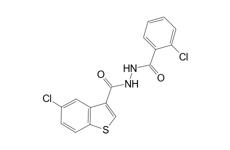 1-(o-chlorobenzoyl)-2-[(5-chlorobenzo[b]thien-3-yl)carbonyl]hydrazine