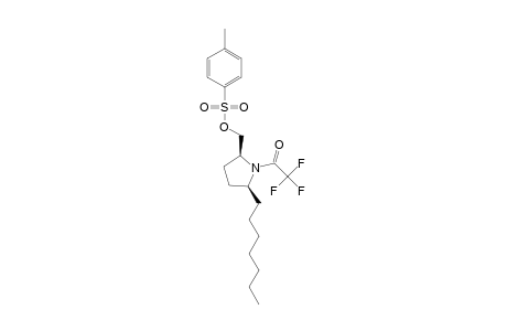 [(2S,5S)-5-heptyl-1-(2,2,2-trifluoroacetyl)pyrrolidin-2-yl]methyl 4-methylbenzenesulfonate