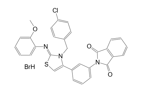 2-(3-{(2Z)-3-(4-chlorobenzyl)-2-[(2-methoxyphenyl)imino]-2,3-dihydro-1,3-thiazol-4-yl}phenyl)-1H-isoindole-1,3(2H)-dione hydrobromide