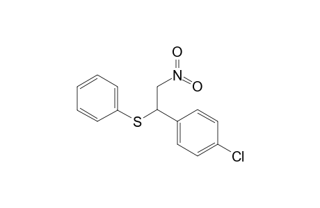 1-Chloro-4-(1-phenylsulfanyl-2-nitro-ethyl)-benzene